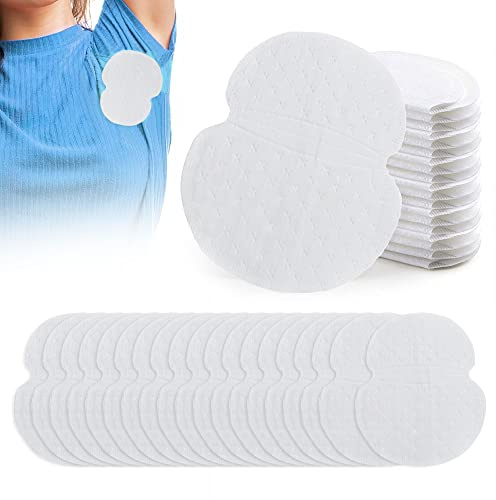 NITAIUN 40 Pièces Coussinet Anti Transpirant Invisibles Sous les Aisselles Patch Anti Transpiration Confortable Jetables Protège Aisselles Anti Transpirant Patch pour Femmes et Hommes (40 Pièces)
