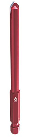 6mm Tile Drill Bit, Professional HEX-9 Self Centring Ceramic Tile Drill Bits For Porcelain, Roof Tiles, Glass, Natural Stone, Mirrors, Glazed Tiles, Mosaic