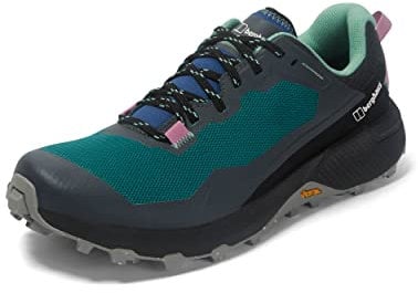 Berghaus Women's Revolute Active Hiking Trail Shoes | Comfortable | Walking Boots, Strl/Gypin/Dplak/Lim/Cyc/Djdgn, 8
