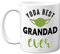 Yoda Best Mug - Grandad Fathers Day Mug Gifts, Birthday, Christmas Dinosaur Gifts, 11oz Ceramic Dishwasher Safe Coffe Cup, Grandad from Grandchildren, Cute Funny Made in UK