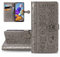 LEMAXELERS iPhone XS/iPhone X Phone Case iPhone XS Cover,Cute Cat Dog Embossed PU Leather Flip Notebook Wallet Case Magnetic Stand Card Slot Folio Case for iPhone XS,SD Cat Gray