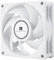 Thermalright TL-B8W CPU Fan Computer Case Fan Quiet 4-Pin PWM PC Fan 80mm Silent Cooler Fan 2200RPM Speed CPU Fan (White)