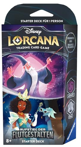 Ravensburger 11098240 Disney Lorcana: Aufstieg der Flutgestalten - Starter Deck Amethyst und Stahl (Deutsch)