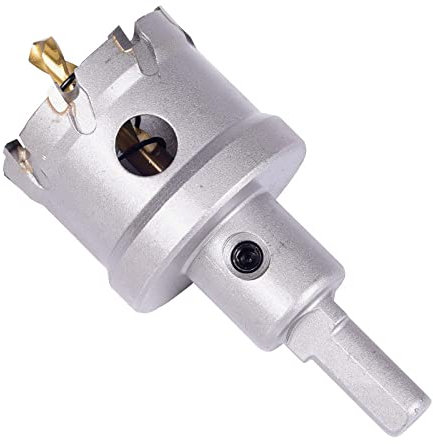 1 broca de sierra perforadora, cortador de acero de cobalto y carburo de aleación, broca de núcleo de Metal de hierro para corte de madera de acero inoxidable, broca de Metal, 25mm