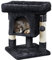 Yaheetech Arbre à Chat Design avec Niche et Plate-Forme Arbre-griffoir Tour pour Chat Hauteur 59cm Noir