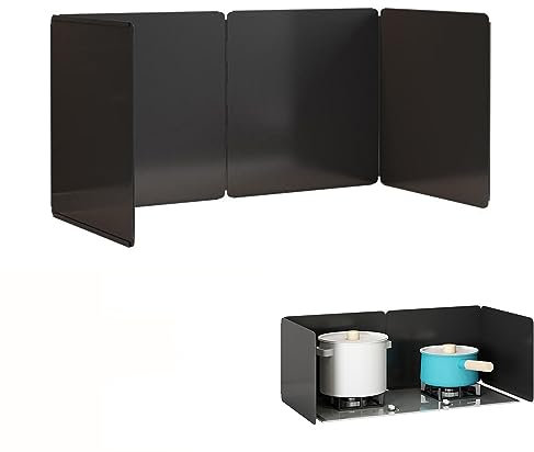 RIFWOVE Plaque Anti-Projections De Cuisson, Anti-Projections De Cuisson Garde, BarrièRe Pliable, Plaque Anti Projection Cuisine, Réutilisable, Gain De Place, Entretien Facile, pour Cuisine