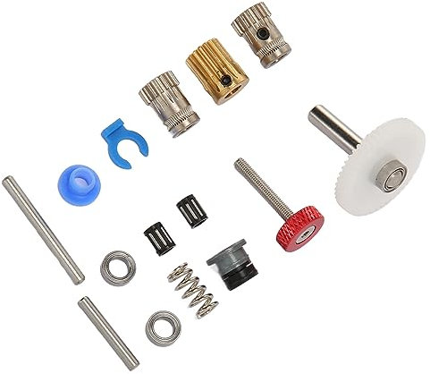SEAFRONT 3D-Drucker-Extruder Dual Gear Kit, Legierter Stahl, Für 0.1 2.4, PRUSA, Bowden, Sherpa-Extruder, Unisex, Kurzarm, Klassisch, 3D-Drucker-Enthusiasten, Schwarz, 15.5 cm, 32 inches