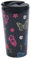 ECO CHIC Reusable Thermal Coffee Cup Stainless Steel Leakproof Insulated 330ml Travel Mug (Monarch Butterflies Black)