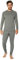DANISH ENDURANCE Funktionsunterwäsche Set, Unisex Thermounterwäsche, Skiunterwäsche, Lange Unterhose & Langarmshirt, Atmungsaktiv, Bequem, für Damen & Herren, Grau/Schwarz, L
