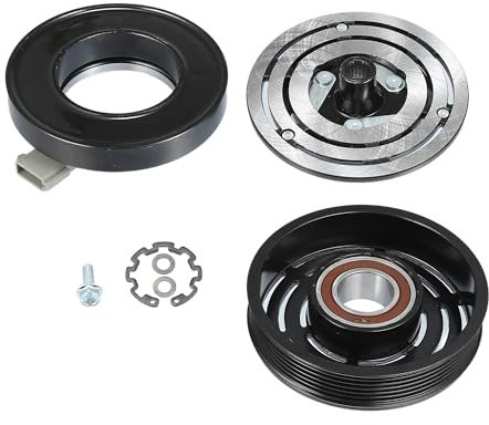 QUARKZMAN Ac Conjunto de Embrague del Compresor de Aire Acondicionado de Repuesto para Ford F-150 2006-1997, Negro