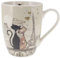 KIUB : Mug Arrondi motif Chats Amoureux 340ml Paris Tour Eiffel