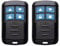 Universal 433.92 Mhz Garage Gate Door 4 Channel Remote Control Rolling Code Transmitter - 2 Pack
