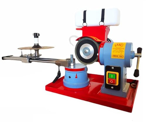 RFJYGWQM Circular Saw Blade Sharpener, 550W Circular Saw Blade Grinder Machine, 2850RPM Saw Blade Grinding Machine with 5 Saw Centerings,Grinding Wheel for Carbide Tipped Saw Blades