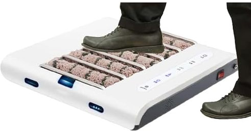 SACLMD Picador de Limpiador de Zapatos Inteligente,máquina de Brillo de Zapatos eléctricos,Sensor de Calzado automático de Cepillo Vertical Adecuado,para Hotel de Entrada de Hotel