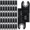 DODUOS 50 Pack of Universal Oscillating Saw Wood Cutter 90 * 34mm Oscillating Tool Blades, Multi Tool Blade Oscillating Saw Blades, Oscillating Saw Blades for Dewalt/Milwaukee/Bosch/Makita