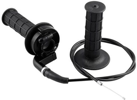 Alrens Set di manopole per manubrio moto 7/8 22 mm, impugnatura del gas per moto con cavo morsetto del gas, impugnatura del gas Twist Grip Set per manubrio 50cc 90cc 110cc 125cc 140cc 150cc 200cc