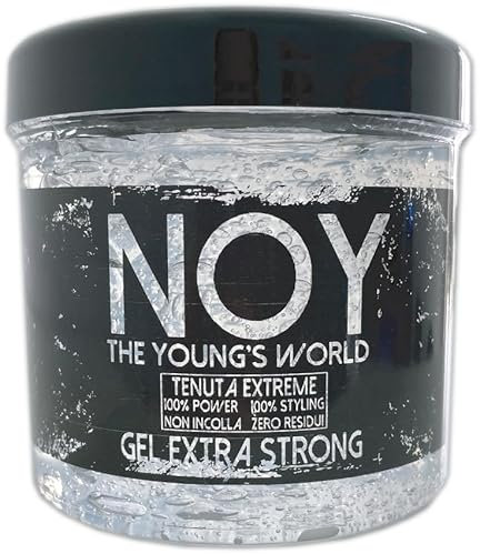 NOY - Gel Extra Strong Extreme - Starker Halt - Haargel für Herren - Professionelles Gel - Für alle Haartypen - Extreme und dauerhafte Fixierung - Ohne Alkohol