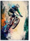 SHINERING Nordisches Aquarell Downhill Mountainbike Sport Wandkunst Leinwand Malerei Fahrrad Poster Drucke Bilder Wohnzimmer Dekor A4 21X30Cm Kein Rahmen