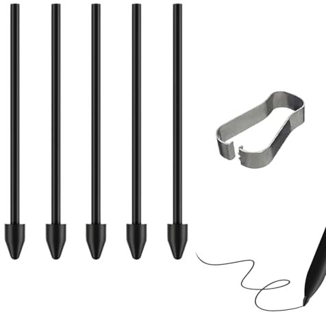 Lot de 5 pointes de rechange S-Pen pour stylet tactile avec outil à pincette, pour Samsung TabNOTE10/NOTE20, S21u-S24u, S6/S6LITE/S7/S7FE+/S8/S8U/S9/S9U/S9FE/S9U/S9FE