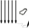 Lot de 5 pointes de rechange S-Pen pour stylet tactile avec outil à pincette, pour Samsung TabNOTE10/NOTE20, S21u-S24u, S6/S6LITE/S7/S7FE+/S8/S8U/S9/S9U/S9FE/S9U/S9FE