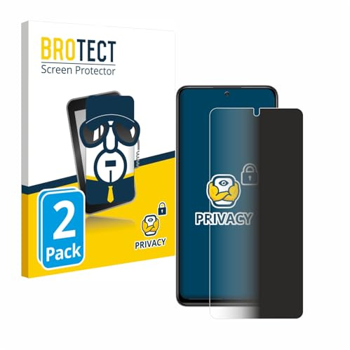 BROTECT Blickschutzfolie für Xiaomi Redmi Note 11 Pro 5G | 2 Stück Anti-Spy Displayschutz Made in Germany Smartphones und Handys Privacy Screen Protector Blaulichtfilter Klare Folie