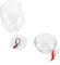 Alipis Distinctive Shape Design 12pcs Glass Cup Sign for Quick Recognition at Gatherings