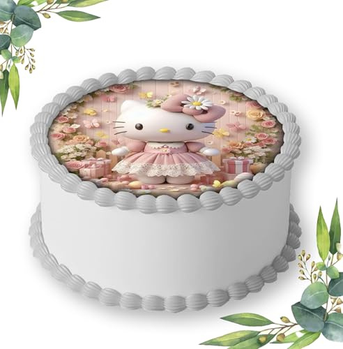 Tortenaufleger Tortenbild Tortendeko Fototorte, für Jungen,Mädchen zum Geburtstag, Essbares Foto Fondant, Ø 20cm - 2610z