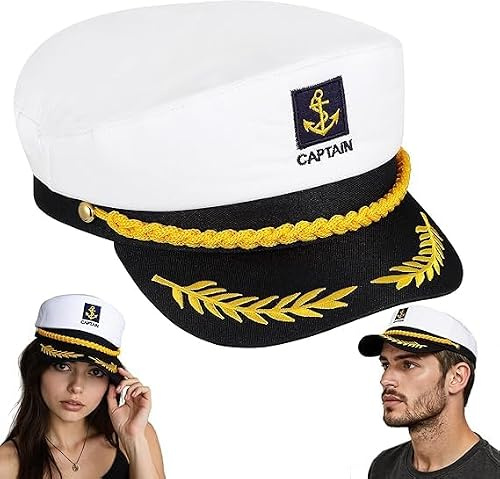 GALPADA Captain Hat: Navy Hat Marine Admiral Cloth Kitchen Counter Storage Dining Table Service Workshop Bench Layout Craft Project Setup Wedding Party Display