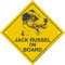 Schild mit Saugnäpfen - JACK RUSSEL ON BOARD - 309145-16,5cm x 16,5cm - Hund Tiere