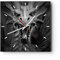 Modern Wanduhr Drache Kreatur Waage 30x30cm Quadrat Klein Wand Uhr Glas Analog Zimmeruhren Küche Büro Wohnzimmer Glasuhr Wall Clock Dekoration Design Wanddekoration Küchenuhr C3AC30x30-0245