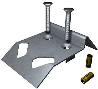 Pollmann®Baubeschläge Auflaufstütze zum Aufdübeln, feuerverzinkt