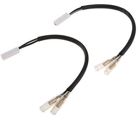 Sharplace - Set di 2 adattatori per cavi degli indicatori di direzione per moto Yamaha