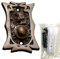 Messing Antik Haustüre Graf von Gerlitzen Klingel 1 Brass Door Bell Tür Klingel Türklingel Klingelschild Jugendstil K101A
