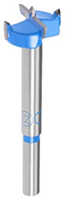 Sourcingmap Forstner Drill Bits 23mm, Tungsten Carbide Wood Hole Saw Auger Opener, Woodworking Hinge Hole Drilling Boring Bit Cutter (Blue, Gray)