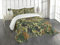 ABAKUHAUS Camo Tagesdecke Set, Klassisches Deutschland Pattern, Set mit Kissenbezügen Waschbar, für Einzelbetten 170 x 220 cm, Dunkelgrün Grün