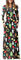 AUSELILY Abito Casual a Maniche Lunghe da Donna Maxi Gonna con Tasca e Lunghezza del Pavimento Guanti dell'albero di Natale XL