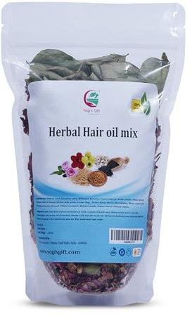 YOGI’S GIFT – Celebrating health Cadeau de Yogi, 18 herbes crues essentielles pour l'infusion d'huile | Herbes indiennes 100% naturelles