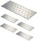 VHG Flat Connecting Joining Plates - Pack of 5 pcs (200 x 80 x 2) Heavy Duty Perforated Brackets, Galvanised Steel Sheet Braces, Metal Timber Fixing Repair Connector