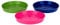 Hum Flowerpots Pack of 3 Saucers, Sturdy Drip Trays, Choice of Size and Colour, for Outdoor/Indoor Plant Pots - 19cm, Multi