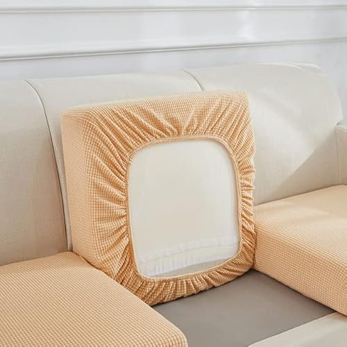 Elastischer Sofakissenbezug für Sessel Wohnzimmer Dicke Ecksofasitze Funiture Protector Schonbezug Couchbezug