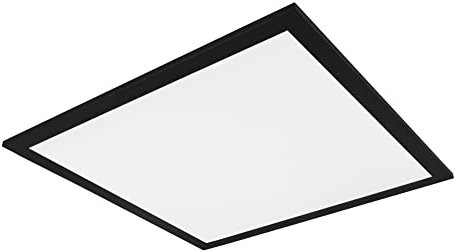 Reality Leuchten LED Deckenleuchte Alpha R62324532, Metall Schwarz matt, inklusiv 18 Watt LED