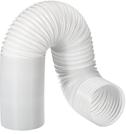 sourcing map Air Conditioner Hose, 5.9 Inch Diameter 118 Inch Length Anti-Clockwise Thread AC Vent Exhaust Tube for Room Portable Air Conditioners