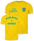 lepni.me T-Shirt pour Hommes de Football du Brésil avec Votre Nom et Numéro | Drapeau Brésilien Insigne Personnalisé Coupe du Monde 2022 (XXL Jaune Multicolore)