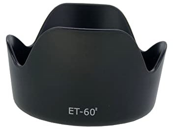 Braleto ET-60 Paraluce per Canon EF 75-300mm F/4-5.6 III EF-S 55-250MM F/4-5.6 EF 90-300MM f/4-5.6 Paraluce per obiettivi Accessori per obiettivi fotografici Previene i riflessi