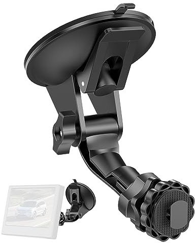 Pixelman Backup Camera Monitor Mount,(7/9 inch) Large Dual Suction Cup Reverse Camera Monitor Mount,Windshield Holder for Rear View Monitor,Car Display Monitor Bracket for RVs,Trucks,Vans