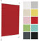 Plissee ohne Bohren 50 cm x 150 cm - Rot - Plissee klemmfix, Rollos für Fenster ohne Bohren, Jalousien Fenster für innen, Raffrollo, Fenster plissee