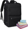IGOLUMON Rucksack Herren mit 4 Packing Cubes Großer Laptop Rucksack 17.3 Zoll Handgepäck Rucksack Business Reiserucksack Wasserdichter für Damen 40L Schwarz