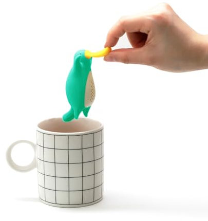 Kreative Silikon teeei, Niedliches teeei für losen tee, Interessantes tee ei sieb-Diese tee sieb macht die Teezeit angenehm(Grünes Schnabeltier)