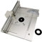 VISLONE Set of 3 Router Table Insert Plate Aluminum Alloy Wood Milling Flip Board Trimming Machine Engraving Auxiliary Tool with Miter Gauge Table Saw Woodworking Benches