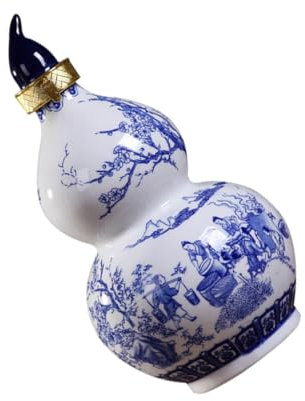 HOMSFOU bottiglia per la conservazione domestica salsa di soia in ceramica saki portabottiglie in ceramica bottiglia di vino decorativa Whisky contenitore Bottiglia di porcellana interesse